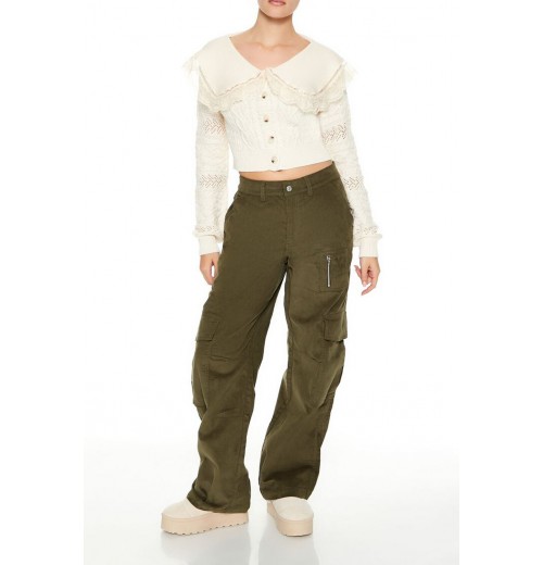 Corduroy Straight Cargo Pants Corduroy Straight Cargo Pants