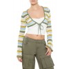 Striped Crochet Shrug Sweater Striped Crochet Shrug Sweater
