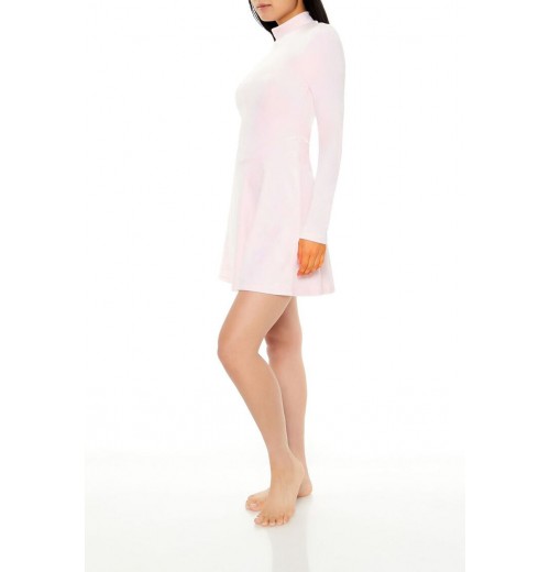 Velour Skater Mini Dress Velour Skater Mini Dress