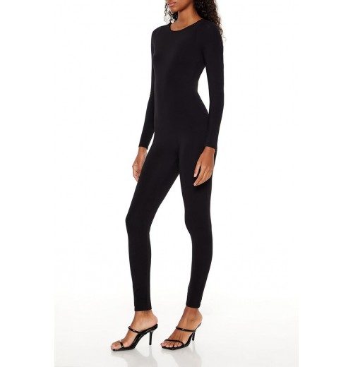 Fitted Open-Back Jumpsuit Fitted Open-Back Jumpsuit