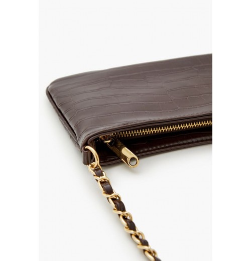 Faux Croc Baguette Bag Faux Croc Baguette Bag