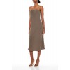 Strapless Midi Slip Dress Strapless Midi Slip Dress