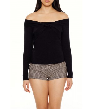 Off-the-Shoulder Sweater
