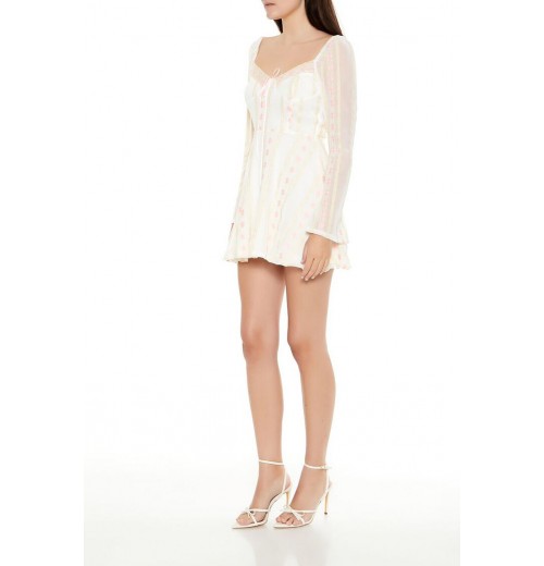 Embroidered Sweetheart Mini Dress Embroidered Sweetheart Mini Dress