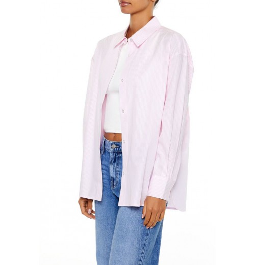 Pinstriped Poplin Shirt Pinstriped Poplin Shirt