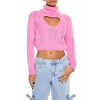 Heart Cutout Turtleneck Sweater Heart Cutout Turtleneck Sweater