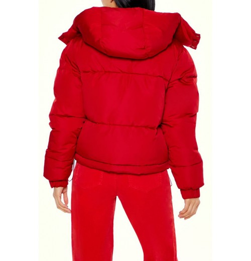 Hooded Drawstring Puffer Jacket Hooded Drawstring Puffer Jacket