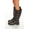 Buckled Knee-High Boots (Wide) Buckled Knee-High Boots (Wide)