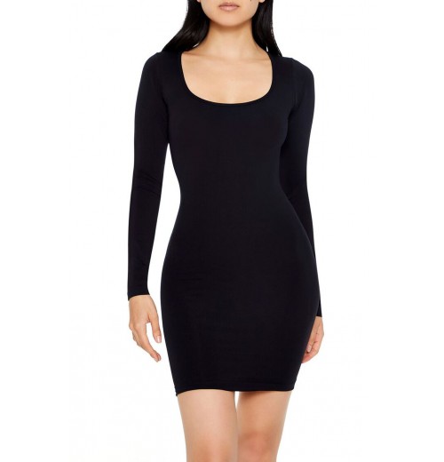 Seamless Scoop-Neck Mini Dress Seamless Scoop-Neck Mini Dress