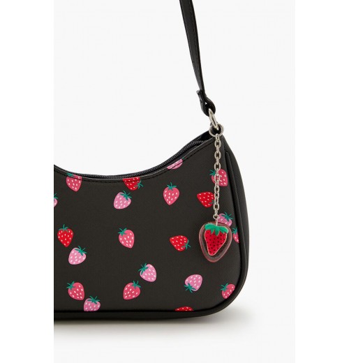 Strawberry Print Shoulder Bag Strawberry Print Shoulder Bag