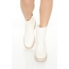 Faux Leather Block Heel Booties Faux Leather Block Heel Booties