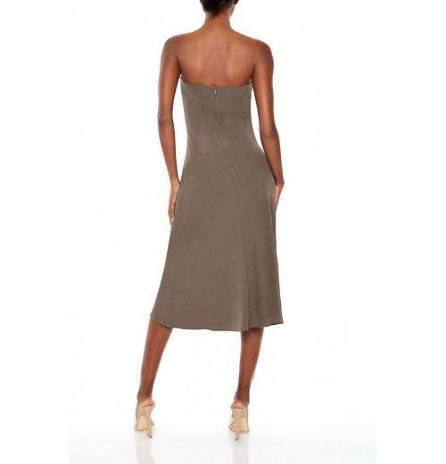 Strapless Midi Slip Dress Strapless Midi Slip Dress