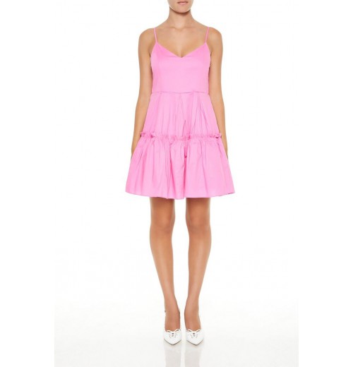 Pleated Flounce Cami Mini Dress Pleated Flounce Cami Mini Dress