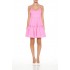 Pleated Flounce Cami Mini Dress