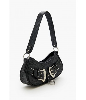 Buckled Shoulder Bag